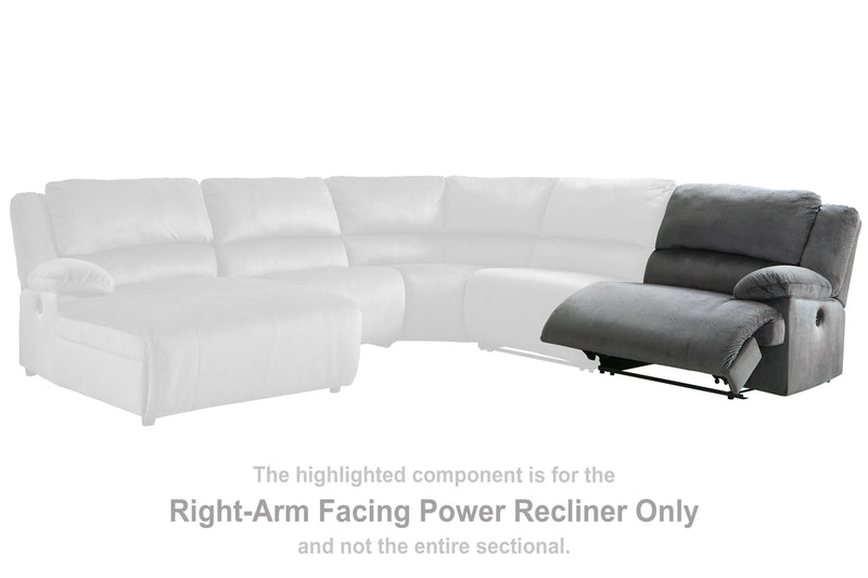 Clonmel - Charcoal - Raf Zero Wall Power Recliner