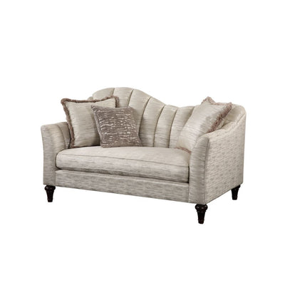 Athalia - Loveseat - Shimmering Pearl - Grand Furniture GA