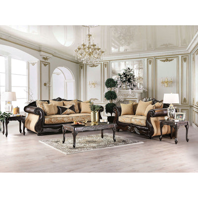 Aislynn - Sofa & Loveseat - Gold - Grand Furniture GA