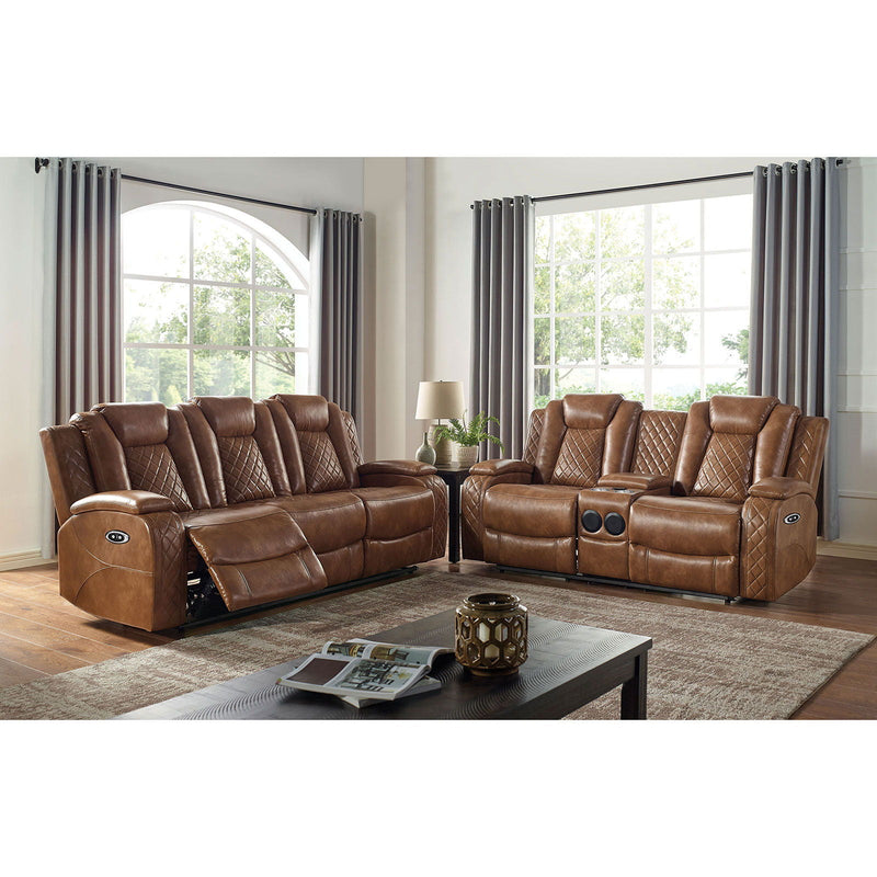 Alexia - Sofa & Loveseat - Brown - Grand Furniture GA