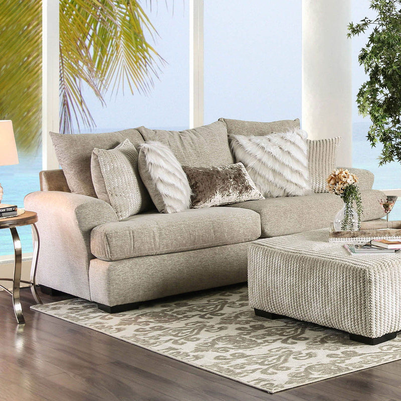 Anthea - Sofa & Loveseat - Beige - Grand Furniture GA