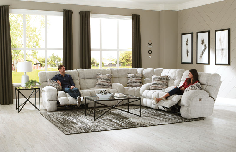 Ashland - Reclining Sectional With 4 Lay Flat Reclining Seats