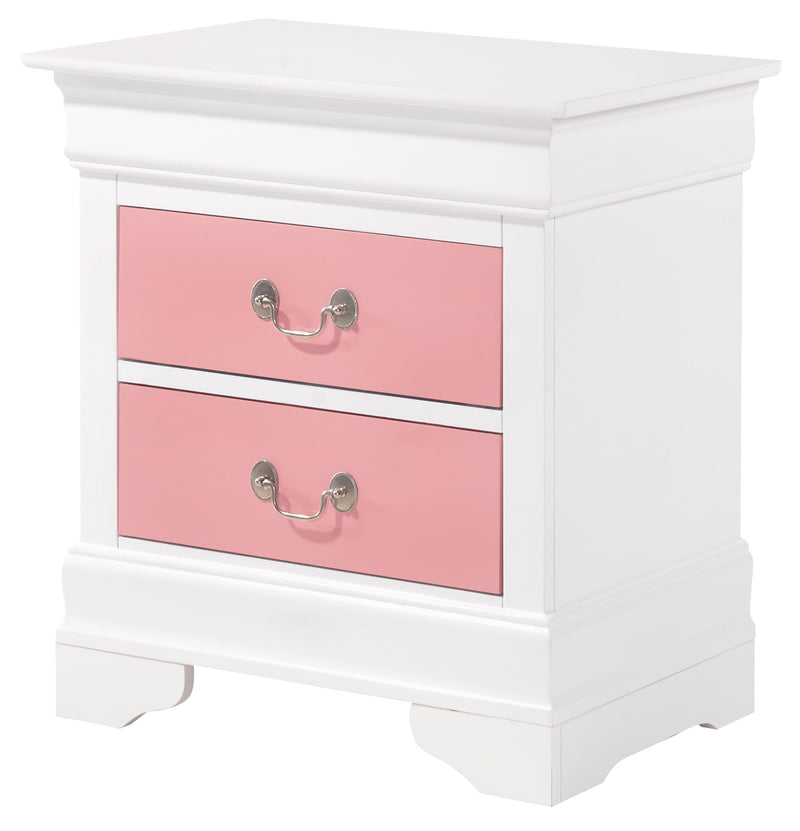 Louis Phillipe - G3193-N Nightstand - Pink