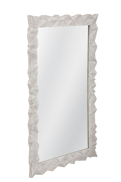 Isola - Wall Mirror - White Wash