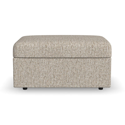 Sky - Storage Ottoman - Pearl Silver