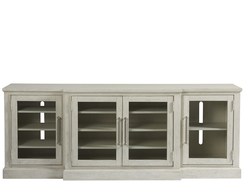 Escape - 84" Entertainment Console - Pearl Silver