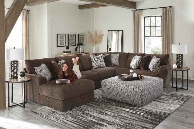 Galaxy - LSF Loveseat - Chocolate