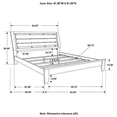 Serenity - Panel Bed