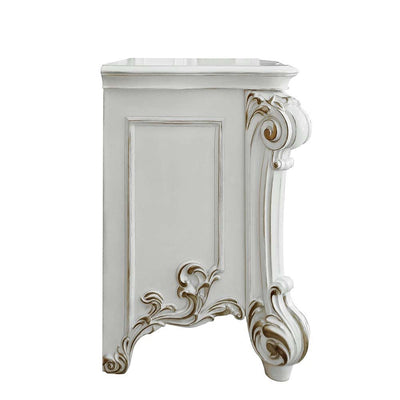 Vendom - Nightstand - Antique Pearl Finish - Grand Furniture GA