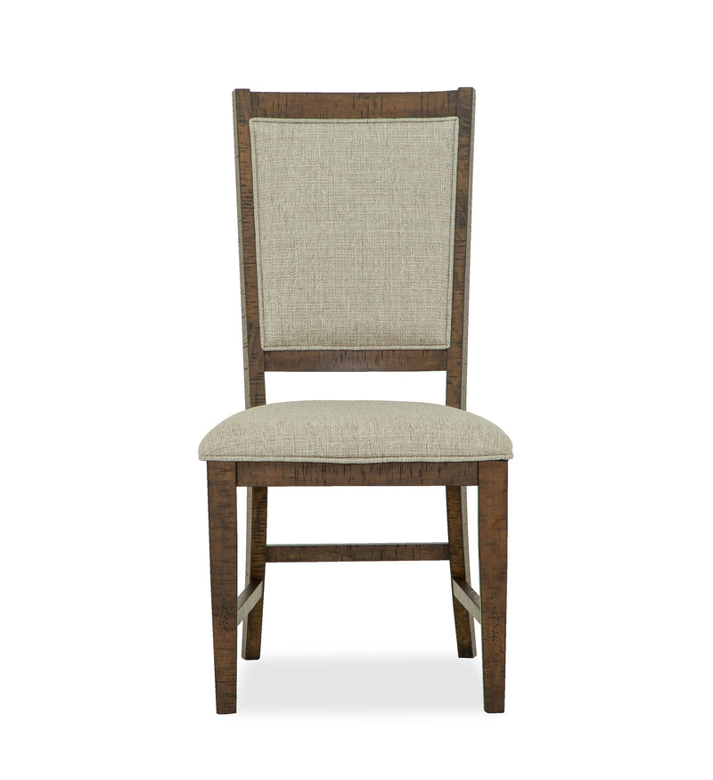 Bay Creek - Step Up Side Chair With Upholstered Seat & Back (Set of 2) - Dark Brown