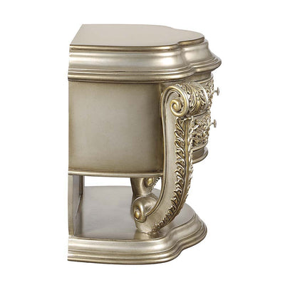 Danae - Nightstand - Champagne & Gold Finish - Grand Furniture GA