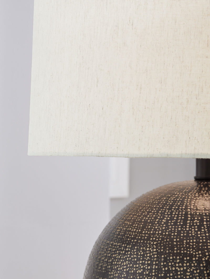 Hambell - Black / Gold Finish - Metal Table Lamp