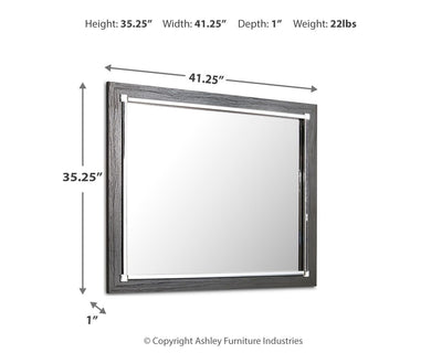 Lodanna - Gray - Bedroom Mirror