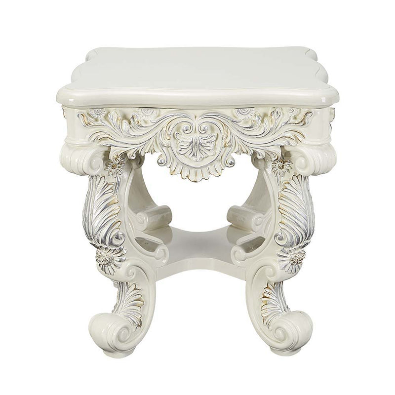 Adara - End Table - Antique White Finish - Grand Furniture GA