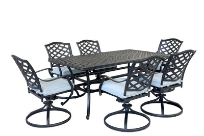 Aluminum Rectangular Dining Set