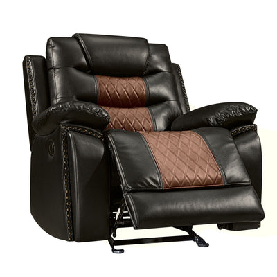 Nikko - Glider Recliner - Two Tone Brown