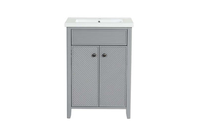 Eirlys - Sink Cabinet - Gray Finish - Grand Furniture GA