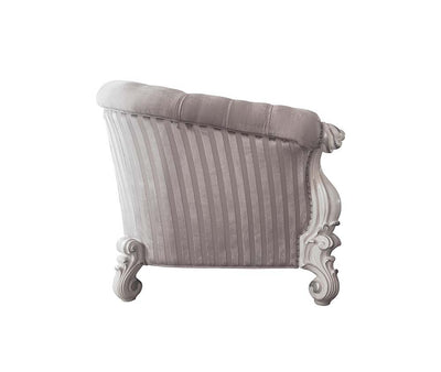 Versailles - Loveseat - Ivory Fabric & Bone White Finish - Grand Furniture GA