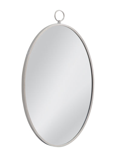 Corran - Wall Mirror - Pearl Silver