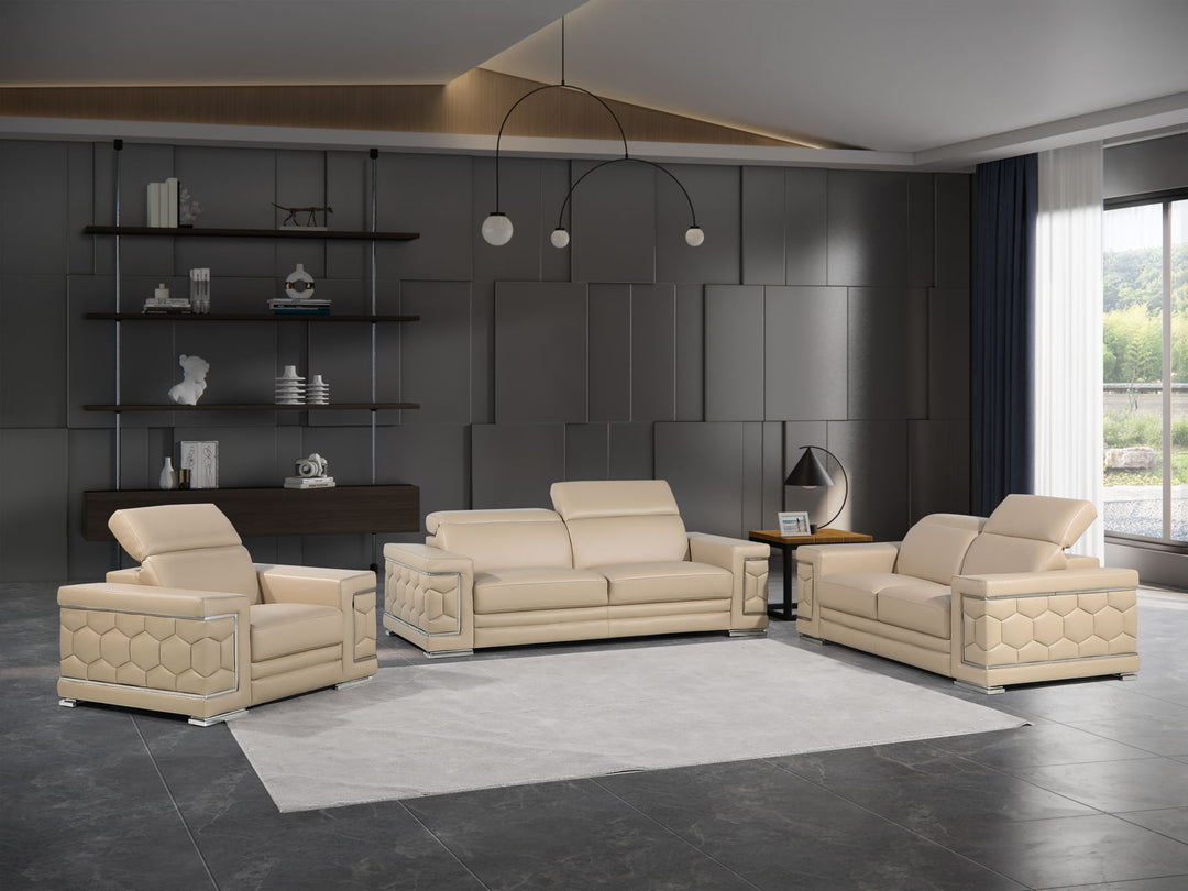 a28　ソファ 296 Dark Gray Sofa and Loveseat Set – Genuine Leather