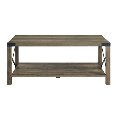 Abiram - Coffee Table - Rustic Oak Finish - Grand Furniture GA