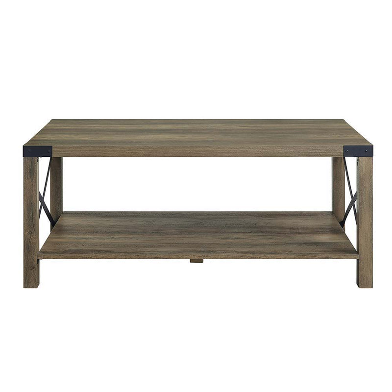 Abiram - Coffee Table - Rustic Oak Finish