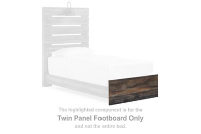 Drystan - Brown / Beige - Twin Panel Footboard