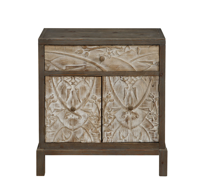 Bannock - One Drawer Two Door Cabinet - Treasures Weathered Natural