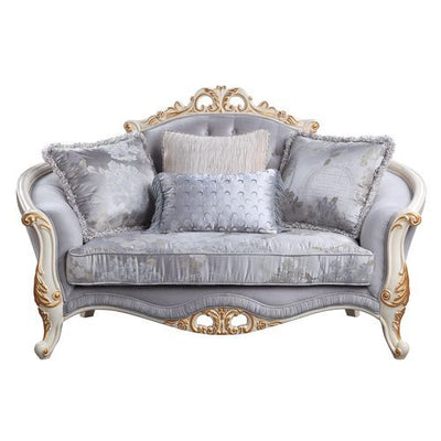 Galelvith - Loveseat - Gray Fabric - Grand Furniture GA