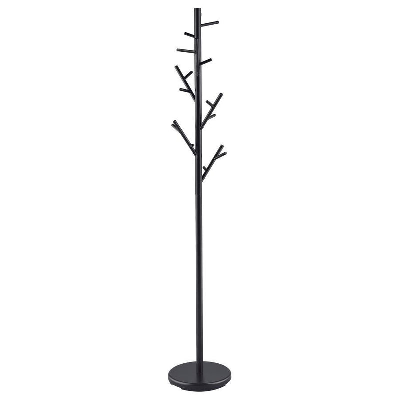 Clover - 18-Hook Coat Rack - Black