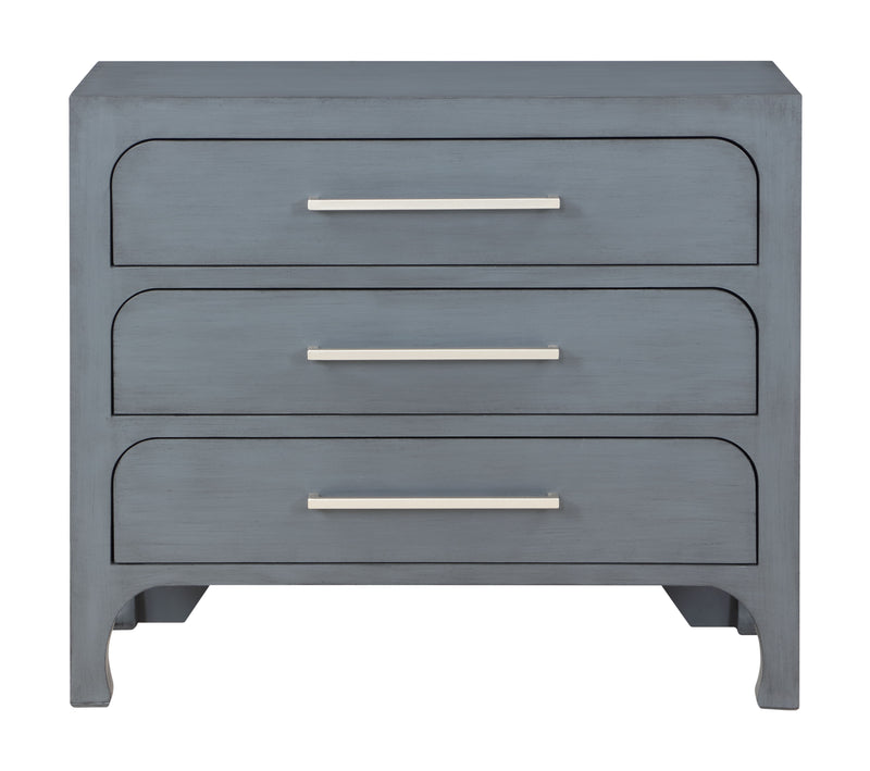 Chelsea - Three Drawer Accent Chest - Burnished Gray
