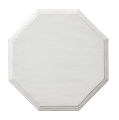 Dove - Octagonal Accent Table - Dove Creek White