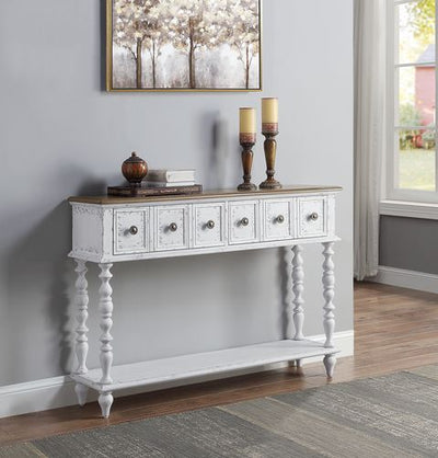 Bence - Console Table - White - Grand Furniture GA