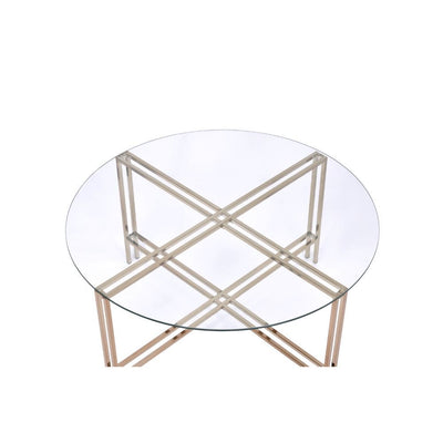 Veises - Coffee Table - Champagne - Grand Furniture GA