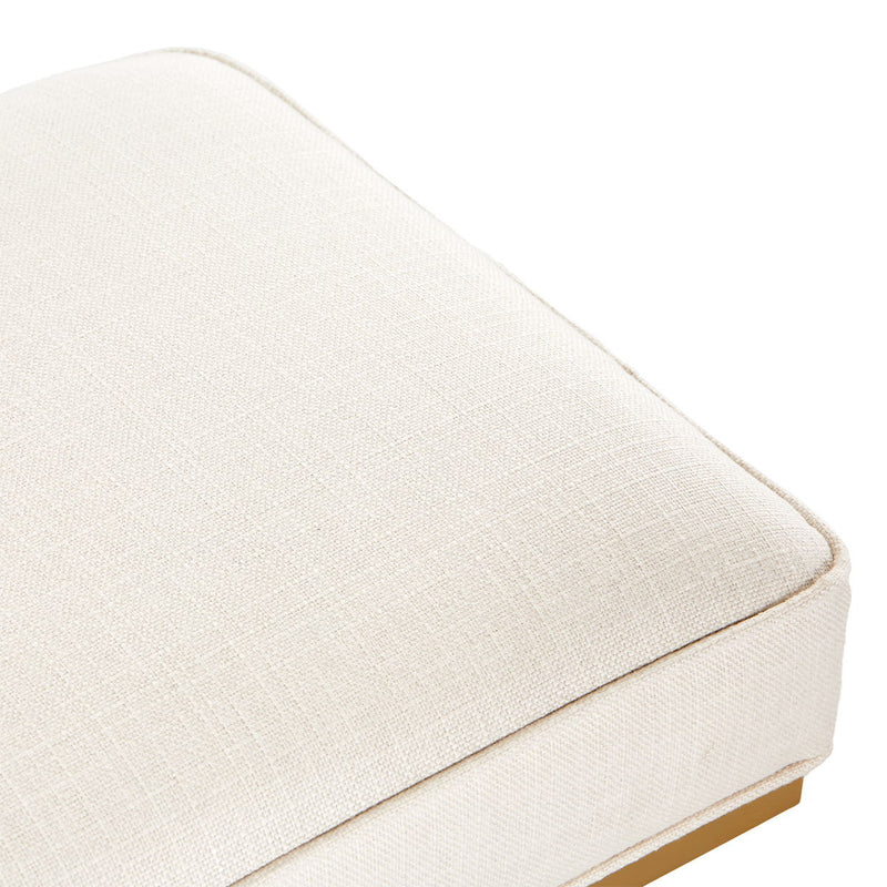 Belmont Place - Bed Bench - Bright Gold