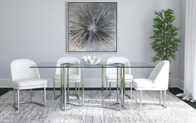 Sophia - Dining Table - Silver