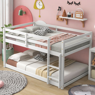 Twin Over Twin Floor Bunk Bed