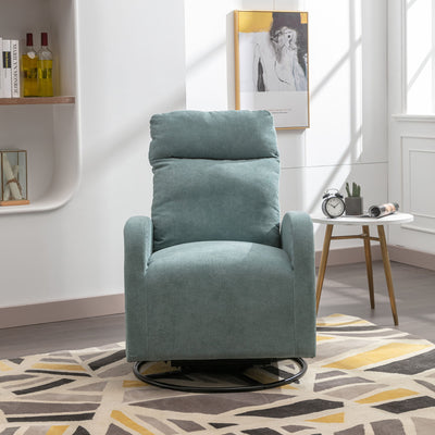 Jiada - Upholstered Swivel Glider Rocking Chair For Nursery Modern Style One Left Bag