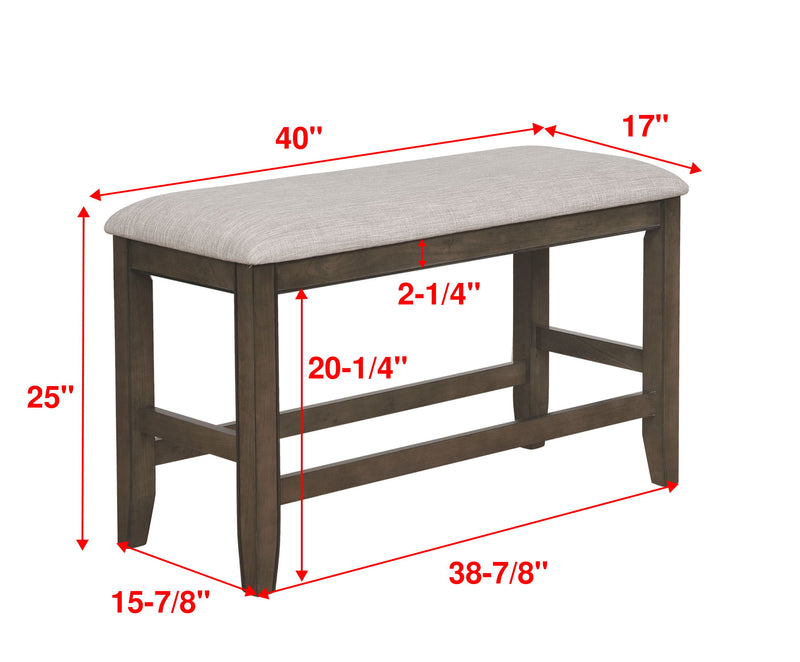 Fulton - Counter Height Bench - Grand Furniture GA