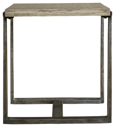 Dalenville - Gray - Rectangular End Table