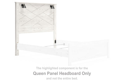 Gerridan - White - Queen Panel Headboard