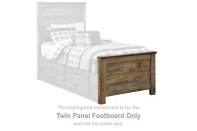 Trinell - Brown - Twin Panel Footboard