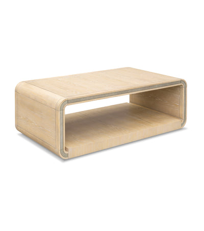 Damone - Coffee Table - Cerused White Oak