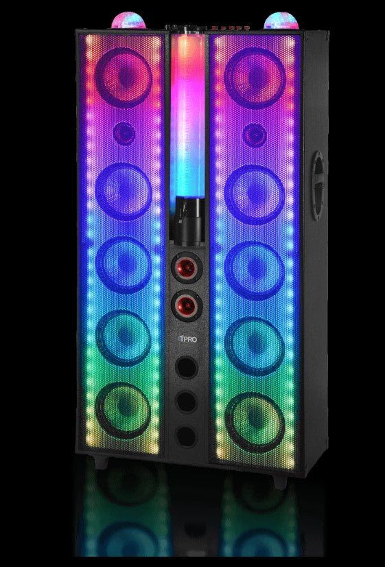 Bluetooth Party Speaker with Wireless Mic & Beer Dispenser - Grand Furniture GA
