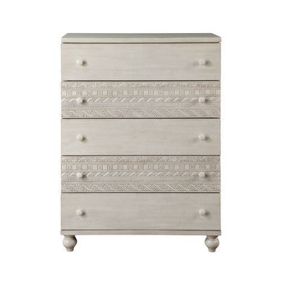 Roselyne - Chest - Antique White Finish - Grand Furniture GA