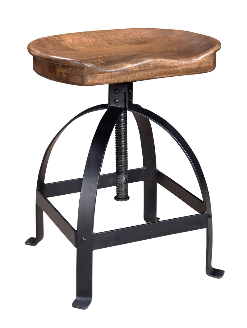 Booker - Adjustable Stool - Manna Brown