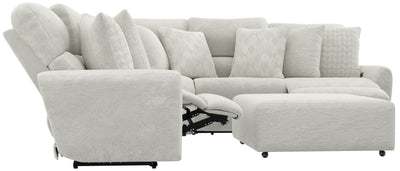 Majesty - Power Deep Seat LSF Reclining Loveseat - White