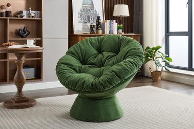 Oversized Swivel Accent Chair, 360 Swivel Barrel Chair, Papasan Chair For Living Room Bedroom