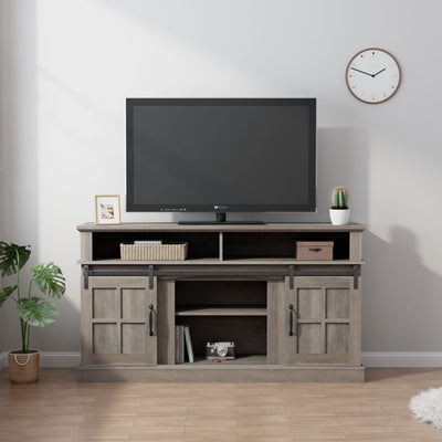 TV Stand With Storage Cabinet And Shelves, TV Console Table Entertainment Center For Living Room, Bedroom