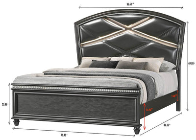 Adira - Upholstered Bed - Grand Furniture GA